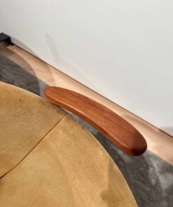 Pair of Balloon Lounge Chairs - Wood Detail - Styylish