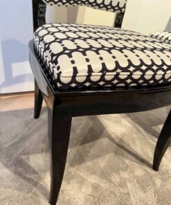 Art Deco High Back Dining Chairs - Cushion Edge - Styylish