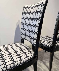 Art Deco High Back Dining Chairs - Side - Styylish