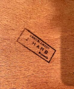 Original Art Deco Stool - Manufacturer Stamp - Styylish