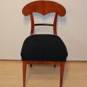 Biedermeier Shovel Chair, Cherry Veneer, South Germany circa 1820