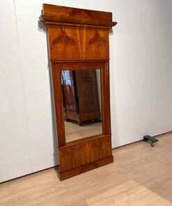 Cherry Biedermeier Wall Mirror - Full Profile at Angle - Styylish