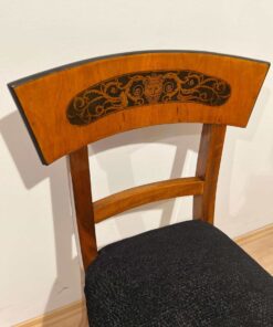 Antique Biedermeier Chair - Backrest Detail - Styylish