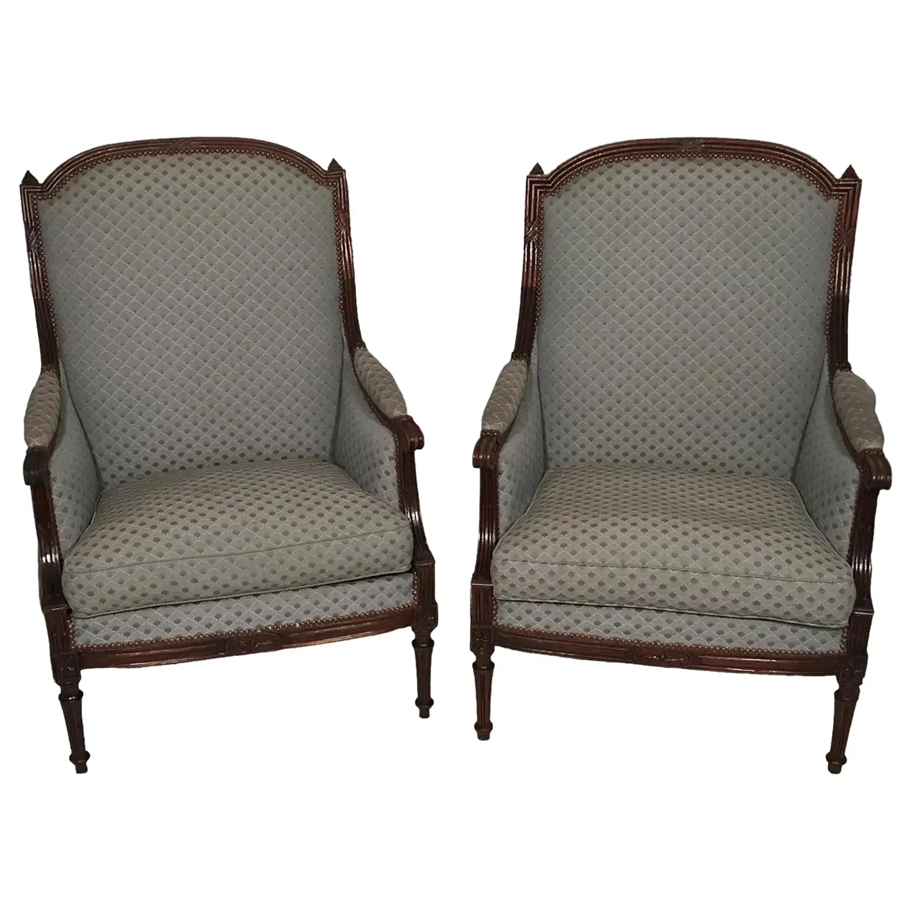 Pair of Louis XVI Style Bergères- Styylish