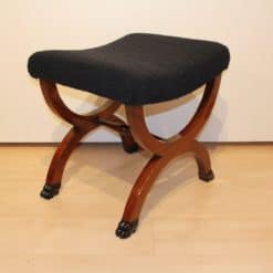 Large Antique Stool - Side Angle - Styylish