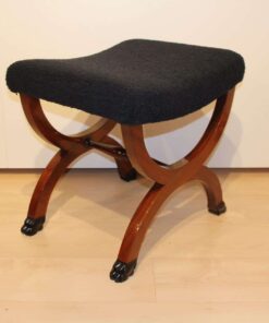 Large Antique Stool - Side Angle - Styylish