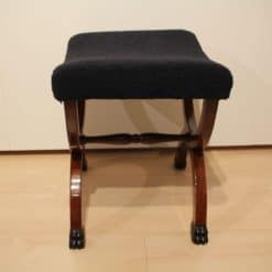 Large Antique Stool - Side of Cushion and Frame - Styylish