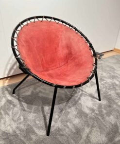 Balloon Lounge Chair - Leather Seat - Styylish