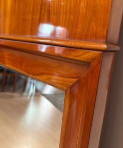 Cherry Biedermeier Wall Mirror - Wood Detail - Styylish