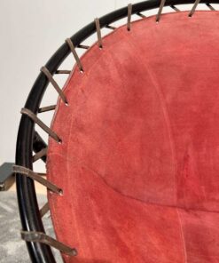 Balloon Lounge Chair - Leather Seat Detail - Styylish