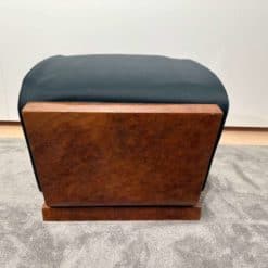 Original Art Deco Stool - Amboyna Wood Veneer Detail - Styylish