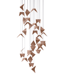 Portal Chandelier - Gold with Cords - Styylish