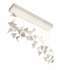 Viline Chandelier - Angled from Below - Styylish