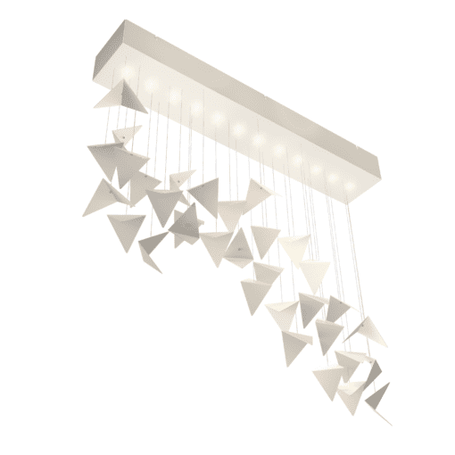 Viline Chandelier - Angled from Below - Styylish