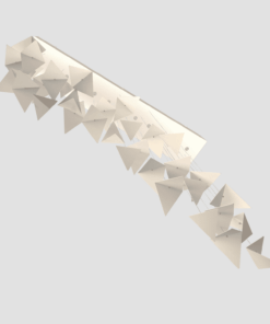 Viline Chandelier - White From Below - Styylish