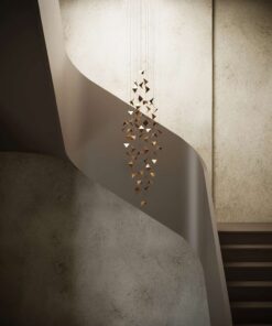 Hive 2 Steel Chandelier - Installed - Styylish