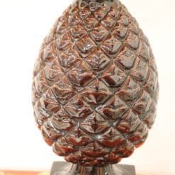 Ceramic Pineapple Table Lamp - Pineapple Base Detail - Styylish