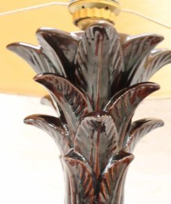 Ceramic Pineapple Table Lamp - Top of Base Detail - Styylish