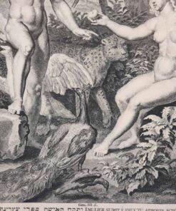 Antique Engraving by Gerard Hoet - Bottom Detail - Styylish