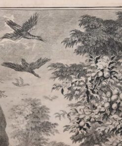 Antique Engraving by Gerard Hoet - Top Detail - Styylish