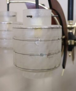 Metal and Brass Chandelier - Lamp Shade - Styylish