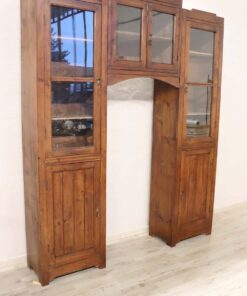 Fir Wood Arched Bookcase - Side Profile - Styylish