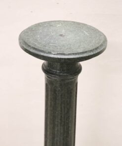 Alternative view of 19th Century Italian Antique Column in Green Marble from the Alps