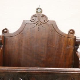 19th Century Renaissance Style Magazine Rack in Hand Carved Walnut