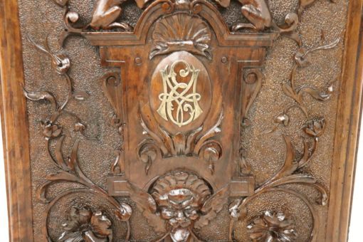 Renaissance Style Magazine Rack - Carving Detail - Styylish