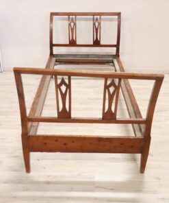 Directoire Antique Single Bed - Frame from the End Perspective - Styylish