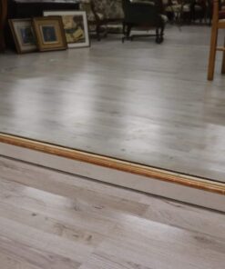 Gilded Wood Mirror - Bottom Edge of Frame Detail - Styylish