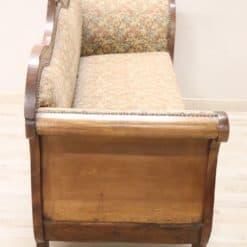 Carved Walnut Antique Settee - Side Profile - Styylish