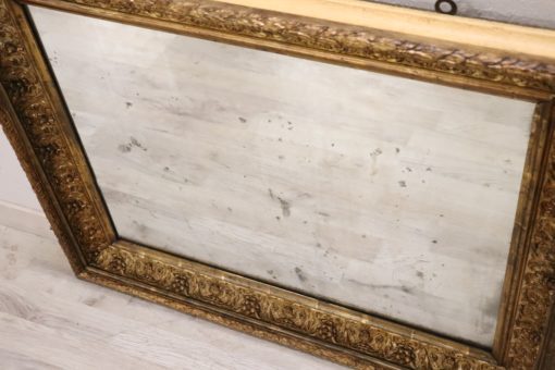 Art Nouveau Wall Mirror - Antique Mirror Detail - Styylish