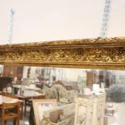 Art Nouveau Wall Mirror - Decorative Frame Top Detail - Styylish