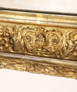 Art Nouveau Wall Mirror - Decorative Frame Bottom Detail - Styylish