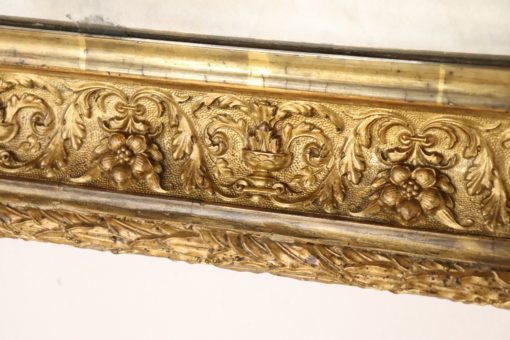 Art Nouveau Wall Mirror - Decorative Frame Bottom Detail - Styylish