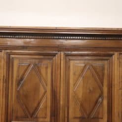 Louis XIV Solid Walnut Wardrobe - Top Detail - Styylish