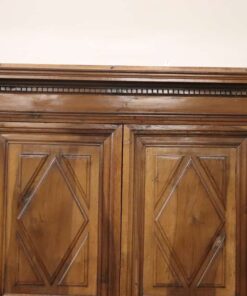 Louis XIV Solid Walnut Wardrobe - Top Detail - Styylish