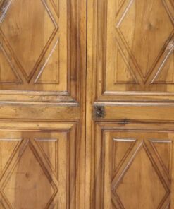 Louis XIV Solid Walnut Wardrobe - Door Detail - Styylish