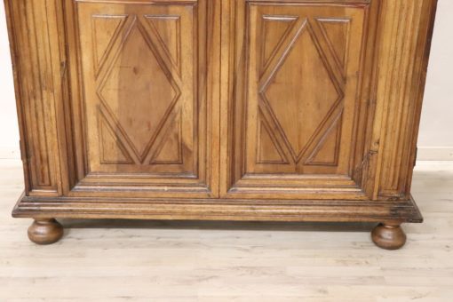 Louis XIV Solid Walnut Wardrobe - Bottom Detail - Styylish