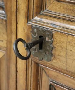 Louis XIV Solid Walnut Wardrobe - Key Detail - Styylish
