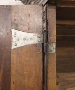 Louis XIV Solid Walnut Wardrobe - Inside Hinge Detail - Styylish
