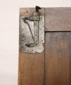 Louis XIV Solid Walnut Wardrobe - Inside Hinge Hardware Detail - Styylish