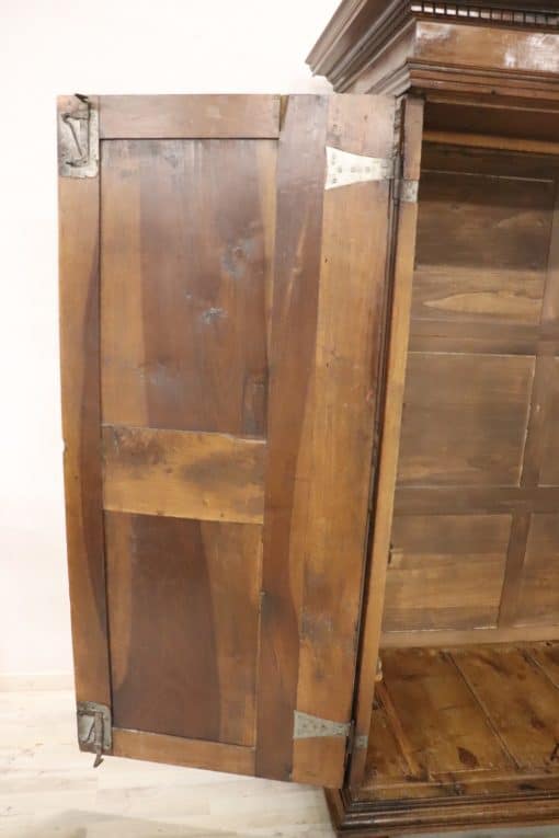 Louis XIV Solid Walnut Wardrobe - Door Interior - Styylish