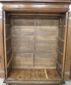 Louis XIV Solid Walnut Wardrobe - Interior - Styylish