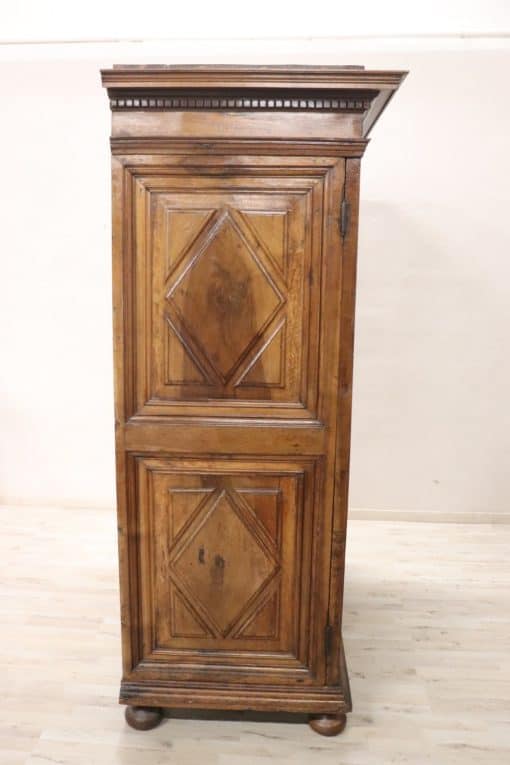 Louis XIV Solid Walnut Wardrobe - Side Pattern - Styylish