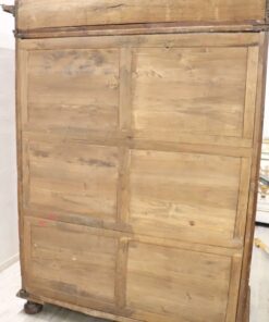 Louis XIV Solid Walnut Wardrobe - Backside - Styylish