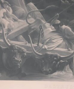 Antique Engravings by Jazet Jean Pierre Marie - Bottom of Right Engraving - Styylish