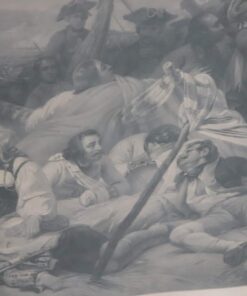 Antique Engravings by Jazet Jean Pierre Marie - Left Engraving Middle Detail- Styylish