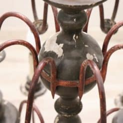 Chandelier in Wood and Iron - Center of Frame - Styylish